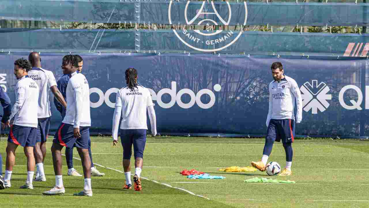 Allenamento del Paris Saint Germain - Foto ANSA - Cronacalive.it