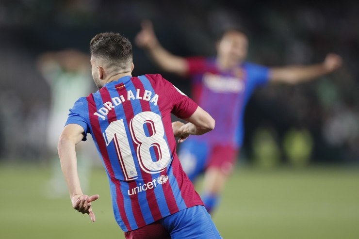 Jordi Alba con la maglia del Barcellona - Foto ANSA - Cronacalive.it