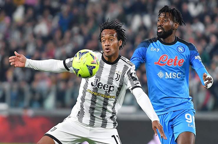 Juan Cuadrado contro il Napoli - Foto ANSA - Cronacalive.it