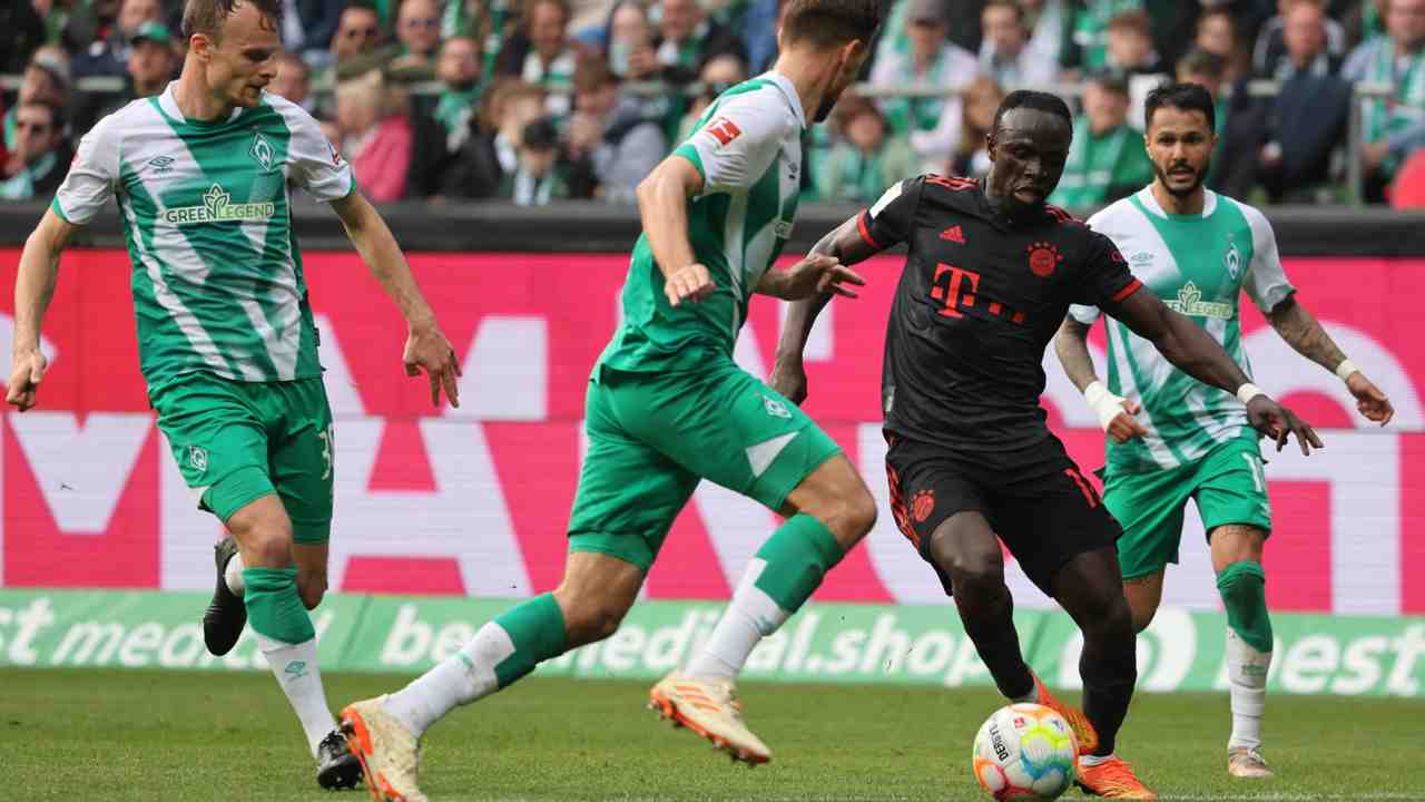 Sadio Manè con la maglia del Bayern Monaco - Foto ANSA - Cronacalive.it