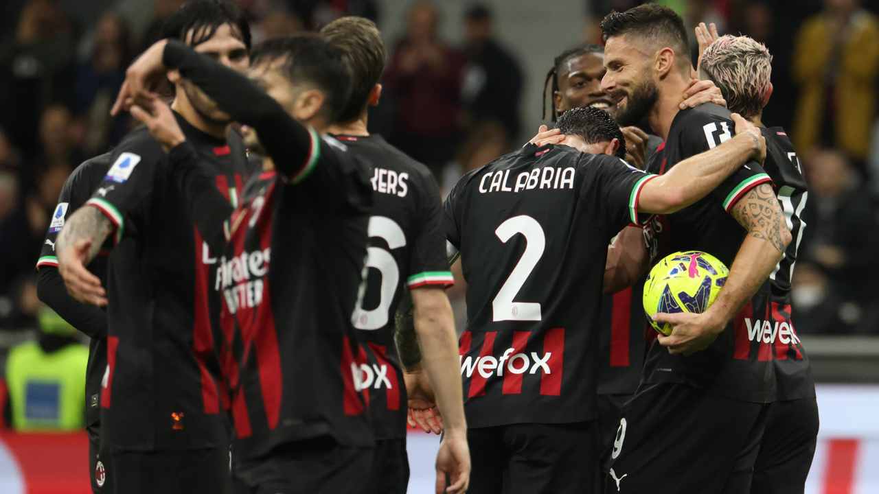 Il Milan in una partita del recente campionato - Foto ANSA - Cronacalive.it