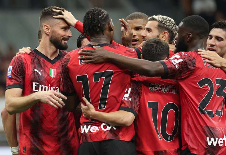 Il Milan nell'ultima partita di campionato contro il Verona - Foto ANSA - Cronacalive.it