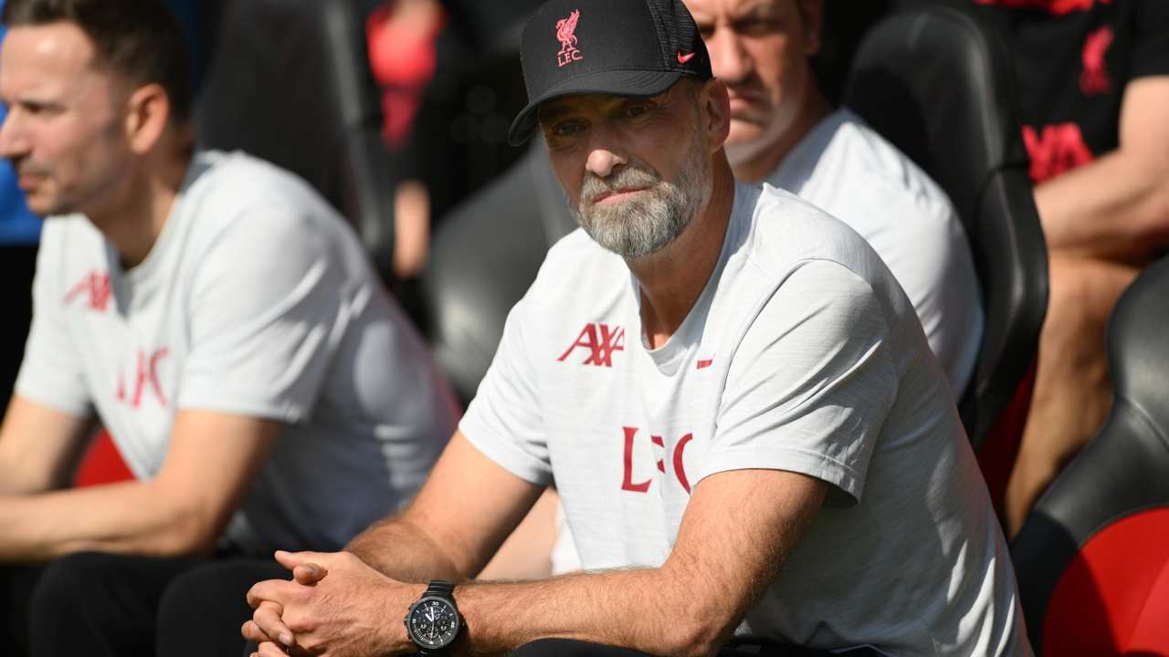 Jurgen Klopp sulla panchina del Liverpool - Foto ANSA - Cronacalive.it