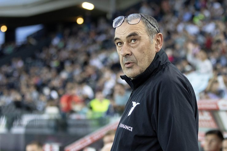 Maurizio Sarri, allenatore della Lazio - Foto ANSA - Cronacalive.it