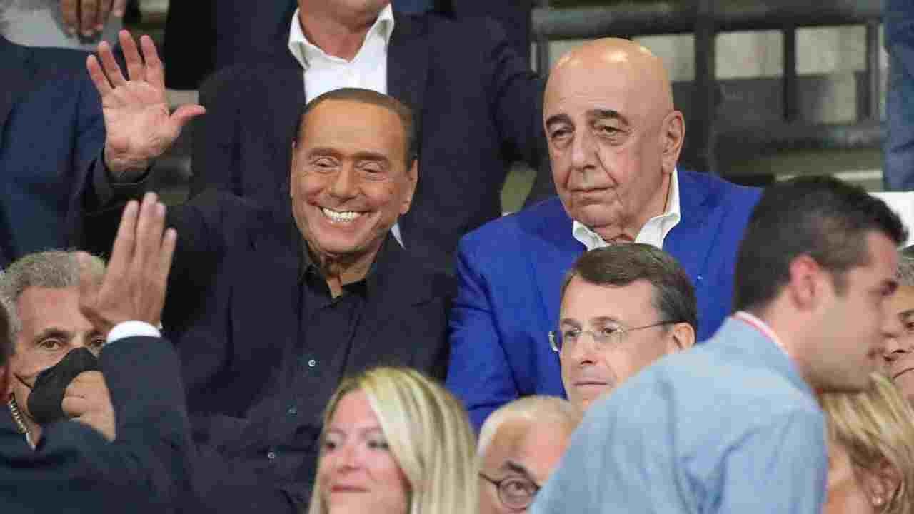 Adriano Galliani e Silvio Berlusconi - Foto ANSA - Cronacalive.it