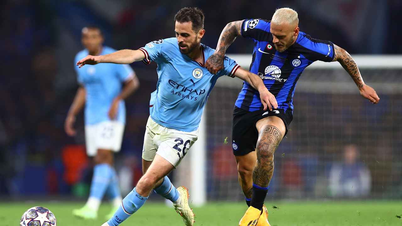 Bernardo Silva in finale di Champions League - Foto ANSA - Cronacalive.it