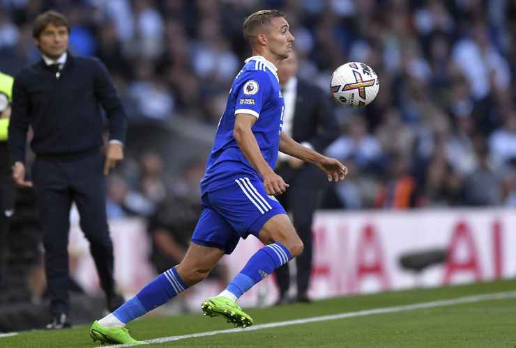 Castagne con la maglia del Leicester - Foto ANSA - Cronacalive.it