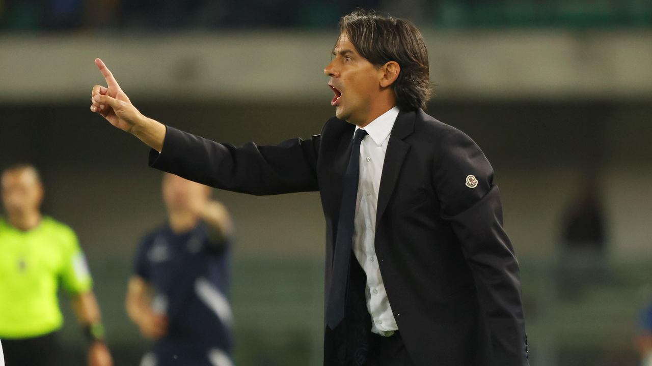 Simone Inzaghi, mister dell'Inter - Foto ANSA - Cronacalive.it