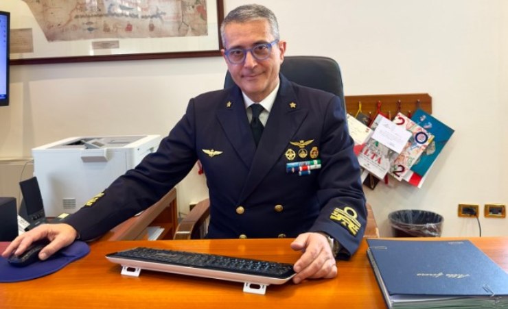 l'ammiraglio Sergio Liardo - cronacalive
