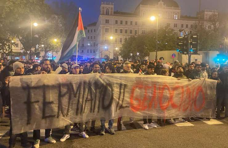 Manifestazione pro Palestina (Fonte Ansa)