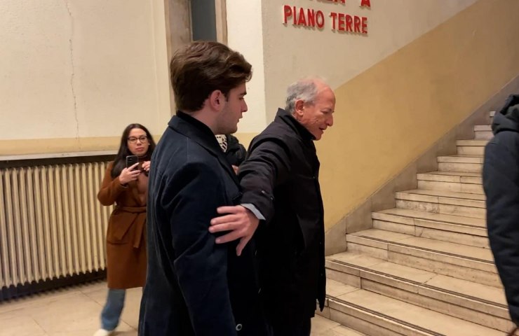 Leonardo Apache La Russa in tribunale a Milano (Fonte Ansa)