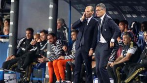 Massimiliano Allegri e la panchina della Juventus - Foto ANSA - Cronacalive.it