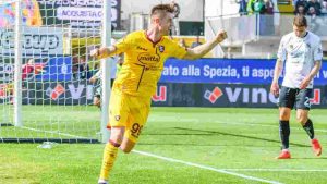 Piatek con la maglia della Salernitana - Foto ANSA - Cronacalive.it