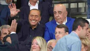 Adriano Galliani e Silvio Berlusconi - Foto ANSA - Cronacalive.it