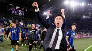 Il presidente dell'Inter Zhang - Foto ANSA - Cronacalive.it