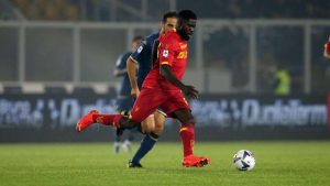 Samuel Umtiti con la maglia del Lecce - Foto ANSA - Cronacalive.it