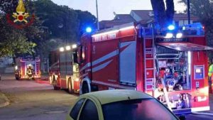 Incendio in un'abitazione di Campobasso (Fonte Ansa)