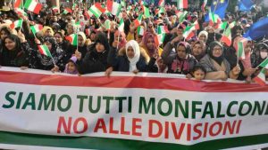 La protesta della comunità musulmana a Monfalcone